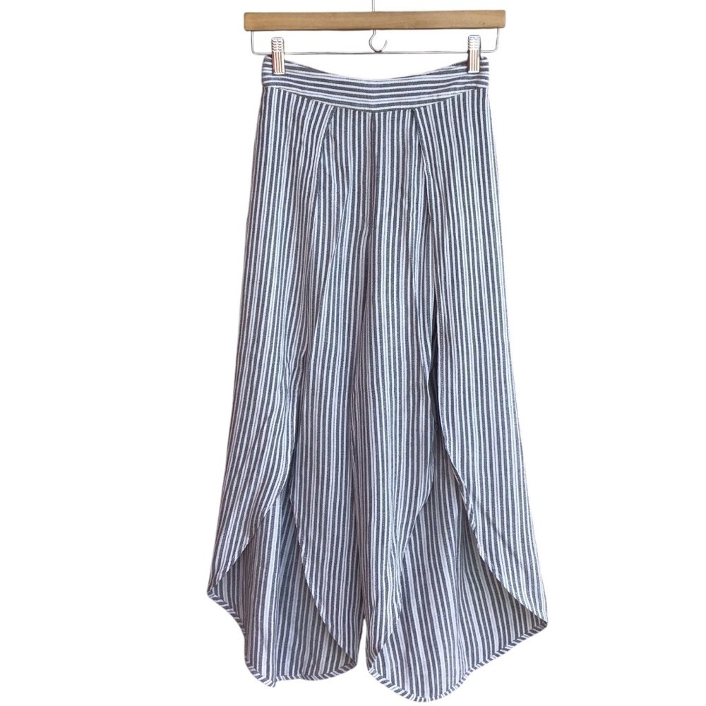 Lost + Wander Boho Striped Open Leg Pull On Pants Size XS NEW